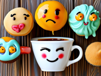 100个节日促销咖啡茶饮情绪示例